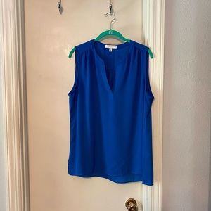 Women’s Sleeveless blouse tank - royal blue